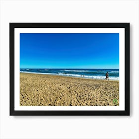 Beach On A Sunny Day 20231028160531rt1pub Art Print