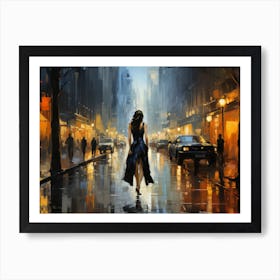 Night In The City Art Print