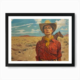 Cowgirl 2 Fy H Art Print