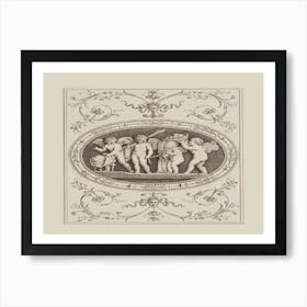 Cherubs And Angels Art Print