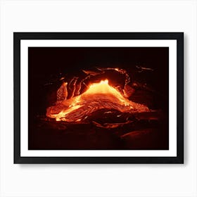 Hawaii Lava Flow Art Print