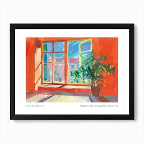 Santander From The Window Series Poster Painting 3 Art Print