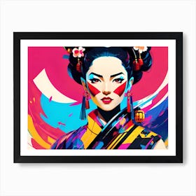 Geisha 115 Art Print