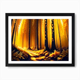 Forest Path 6 Art Print