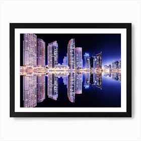 Dubai Marina Art Print