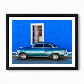 Vintage Blue Art Print