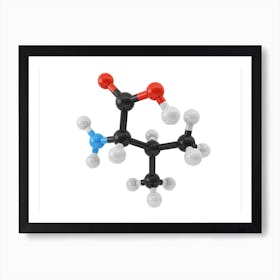 Amino Acid Valine Art Print