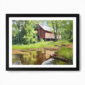 Red Barn Art Print