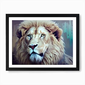 Lion Portrait 32 Art Print