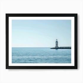 Lighthouse In The Sea 1 Art Print