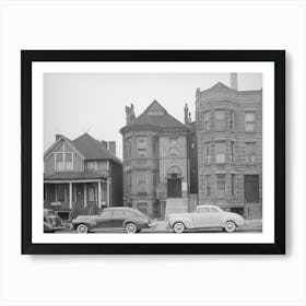 Untitled Photo, Possibly Related To Old Residence Converted Into Church, Chicago, Illinois By Russell Lee Art Print