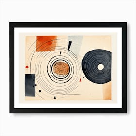 Abstract Circles 7 Art Print