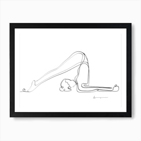 Warrior yoga pose Art Print by Rocket Jack - Fy
