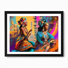 Exotic Beauty Artwork 18 Art Print