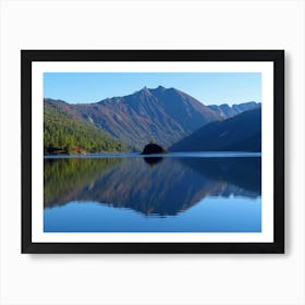 Mountain Lake - Mountain Stock Videos & Royalty-Free Footage Art Print