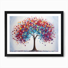 Tree Of Hearts Art Print