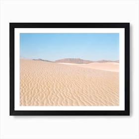 White Sands on Film Art Print