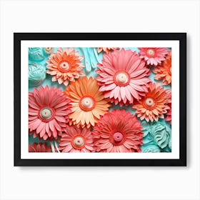 Gerbera Daisies Art Print