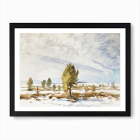 Winter Landscape, Juho Mäkelä Art Print