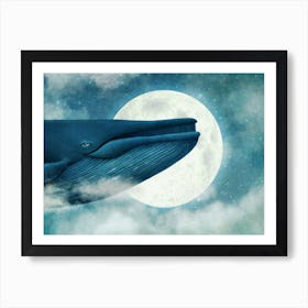 Dream Of The Blue Whale Art Print