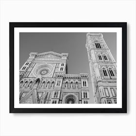 Florence In Black And White 5 Art Print