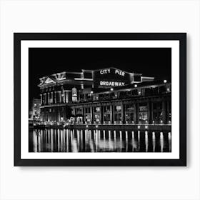 Light Up, Broadway Pier Art Print