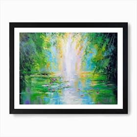 Quiet pond Art Print