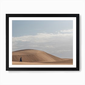 Walking Through The Desert Art Print