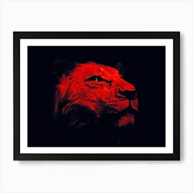 Red Lion Art Print