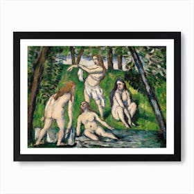 Four Bathers, Paul Cézanne Art Print