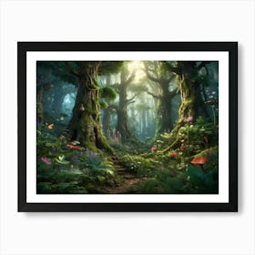 Fairytale Forest 2 Art Print