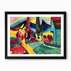 Wassily Kandinsky House In The Garden Art Print