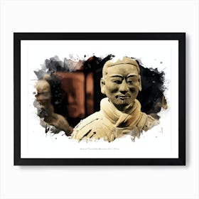 Army Of Terracotta Warriors, Xi An, China Art Print