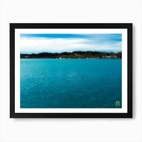 Water lake in Banyoles, Catalonia 20230108128rt1pub Art Print