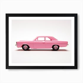 Toy Car 68 Dodge Dart Pink Art Print