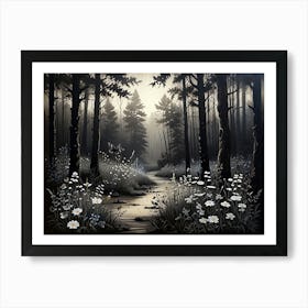 Forest Path 5 Art Print