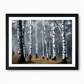 Birch Forest 119 Art Print