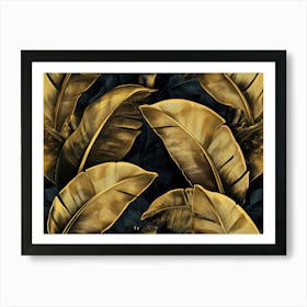 Gold Leaves 2 Poster