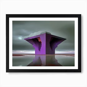 'Purple Tower' Art Print