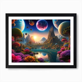 Utopian World 2 Art Print