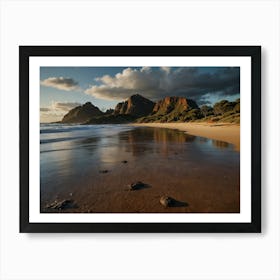 Sunset On The Beach 9 Art Print