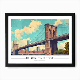 Brooklyn Bridge NYC Affiche