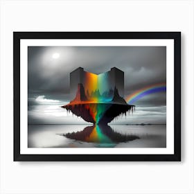 Rainbow In The Sky 4 Art Print