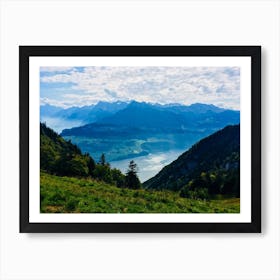 From The Mountain Lake Art Print