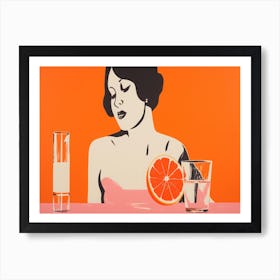 Orange Juice 1 Art Print