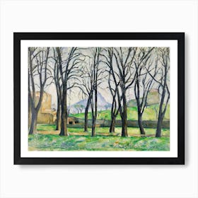 Chestnut Trees At Jas De Bouffan (1885 1886), Paul Cézanne Art Print