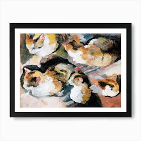 Cat Family Art Print