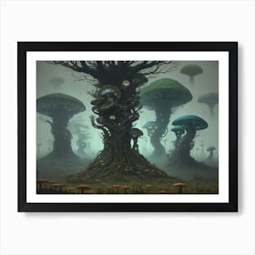 Alien Mushroom World 1 Poster