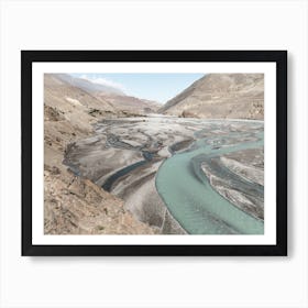 River In The Himalayas Art Print