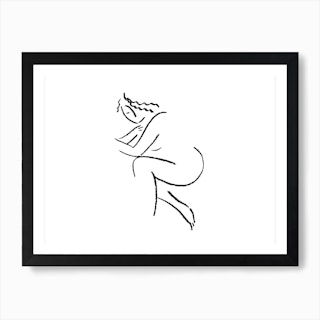 Oneself Line Art Print